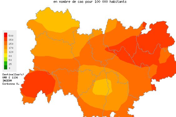Auvergne-Rhône-Alpes en phase épidémique : l’activité grippale en forte augmentation