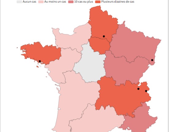 Coronavirus : une cinquième personne infectée dans le Rhône, l’Isère pour l’heure épargnée