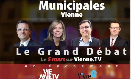 Jeudi sur Vivre-Vienne : avec Vienne TV, le grand débat avec les quatre candidats aux élections municipales