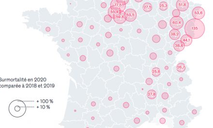 Covid-19 : une « surmortalité » de 25,6 % dans le Rhône et de 4,1 % en Isère