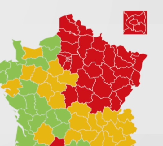 Déconfinement : L’Isère et le Rhône ni en vert, ni en rouge, mais colorés en orange…