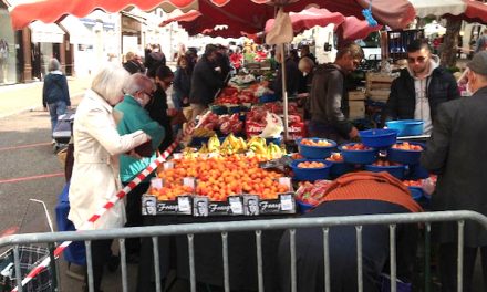 Le retour du grand marché du samedi matin à Vienne : à l’étalement  XXL et aux règles sanitaires à… respecter…