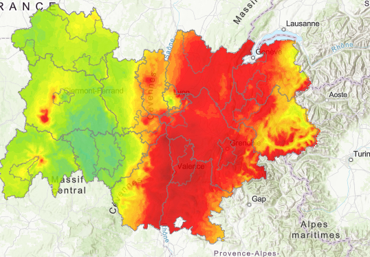 La pollution de l’air s’améliore globalement en Auvergne-Rhône-Ales, sauf pour l’ozone : le Rhône et l’Isère très touchés