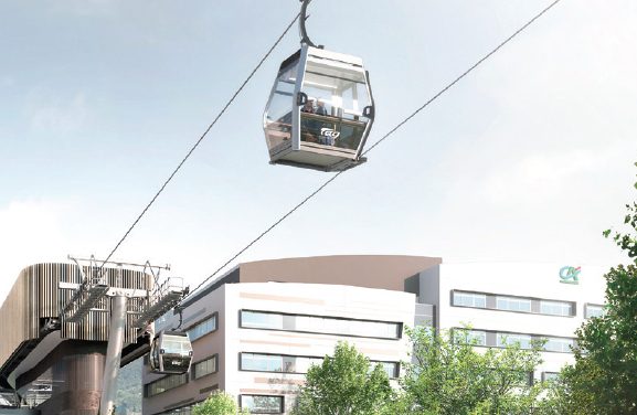 Véritable métro dans les airs, un téléphérique urbain ou “métrocâble” verra le jour à Grenoble en 2024
