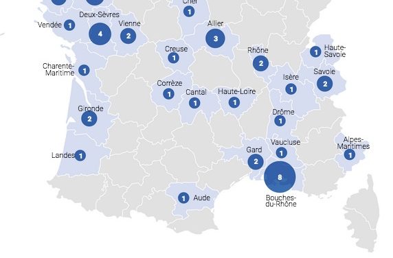 6 de plus :12 foyers de contamination au Covid-19 détectés dans la région, 2 dans le Rhône, 1 en Isère