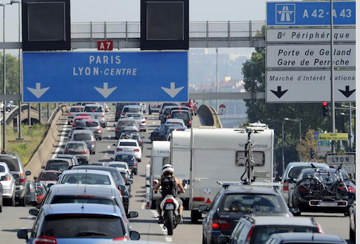 Premiers départs en vacances :  l’A7 et la Vallée du Rhône en orange