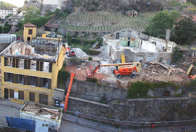 Les travaux de la “Maison du Jazz” à Vienne ont débuté et vont nécessiter la coupure de la Montée Saint-Marcel