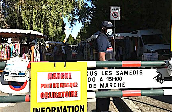 Le décret est paru : le port du masque devient obligatoire dès aujourd’hui sur les marchés de Vienne