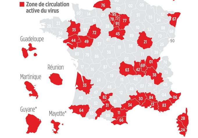 Covid-19 : l’Isère ce soir officiellement en rouge, de nouvelles mesures contraignantes attendues…