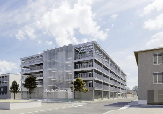 280 places : le futur parking de 5 niveaux de l’Espace Saint-Germain à Vienne, annoncé pour  mars 2022
