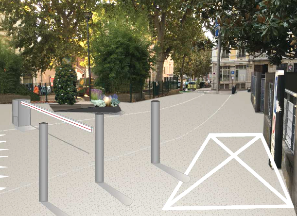Réaménagement du boulevard de la République à Vienne : 2 scénarios avec ou sans barrière…