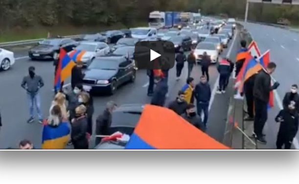 Un blessé évacué vers l’hôpital de Vienne : heurts entre manifestants arméniens et automobilistes turcs sur l’A7