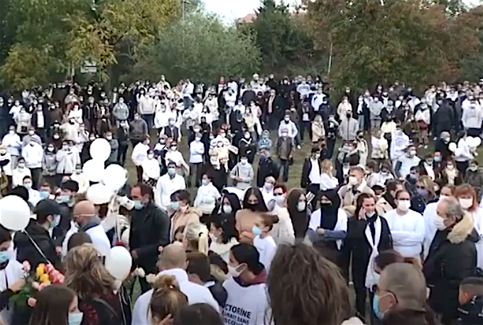 Villefontaine : l’émouvante marche blanche en mémoire de Victorine a réuni plus de 4 000 personnes