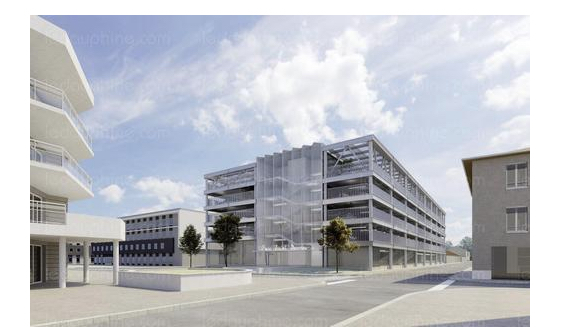 C’est parti : le futur parking de l’Espace Saint-Germain à Vienne aura 5 niveaux, 280 places et des panneaux photovoltaïques