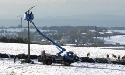 Pour ne pas renouveler  le 14 novembre 2019 : Enedis va enterrer 264 km de lignes électriques dans le Nord-Isère