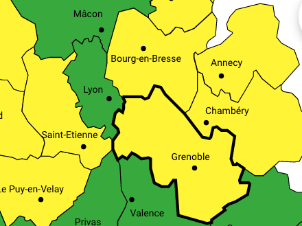 Météo : alerte jaune, neige et verglas, dès cette nuit et demain matin sur  l’Isère