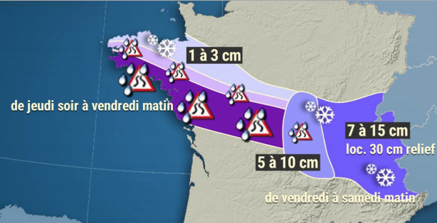 10 départements d’Auvergne-Rhône-Alpes en vigilance orange neige : le préfet de région appelle à la prudence