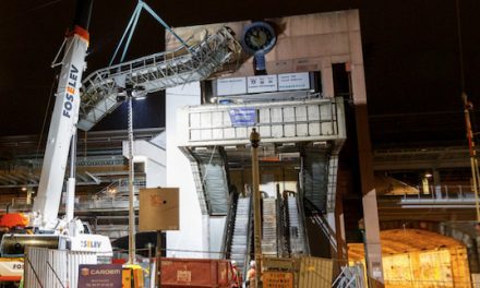 Les escalators de la gare de Perrache à Lyon démontés : Goldorak n’est plus.