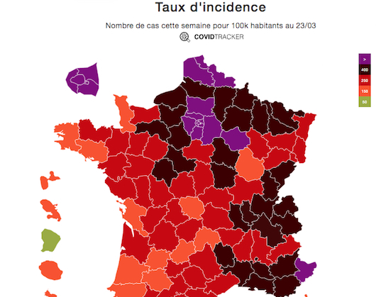 Covid-19-La situation se dégrade, l’Isère et le Rhône ont franchi le seuil d’alerte