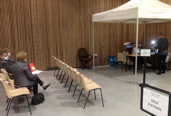 Montée en puissance de la vaccination salle du Manège à Vienne la semaine prochaine : 600 doses/semaine