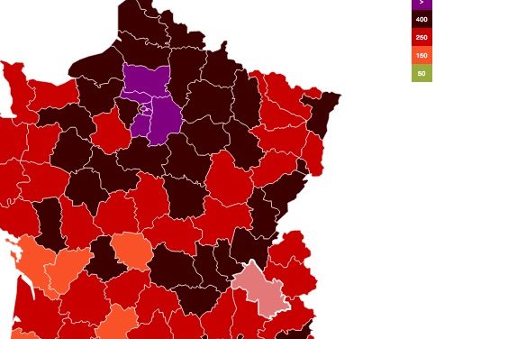 Covid-19-L&rsquo;Isère voit son taux d&rsquo;incidence encore baisser pour descendre au seuil d&rsquo;alerte : 250