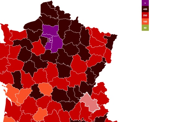 Covid-19-L’Isère voit son taux d’incidence encore baisser pour descendre au seuil d’alerte : 250