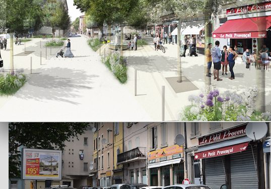La place de l&rsquo;Affûterie en Vallée de Gère : de gros travaux lancés pour en faire un vrai cœur de quartier