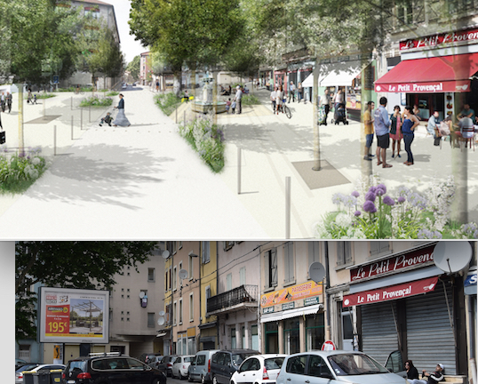 La place de l’Affûterie en Vallée de Gère : de gros travaux lancés pour en faire un vrai cœur de quartier