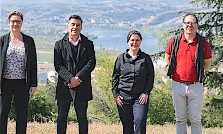 Paul Raguénès et  Myriam  Thieulent candidats de la gauche unie, “Le printemps Isérois” sur le canton de Vienne 2