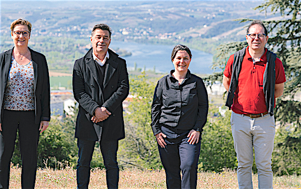 Paul Raguénès et  Myriam  Thieulent candidats de la gauche unie, “Le printemps Isérois” sur le canton de Vienne 2