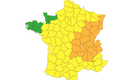 L’Isère et le Rhône placés en “vigilance orange” aux orages
