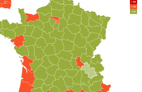 Variant Delta du Covid-19-Le Rhône a dépassé le seuil d&rsquo;alerte, l&rsquo;Isère, désormais très proche