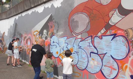 Dans l’ancienne usine Gobba à Vienne, le 1er Festival de street-art, bel et bien lancé