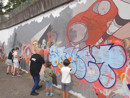 Dans l’ancienne usine Gobba à Vienne, le 1er Festival de street-art, bel et bien lancé