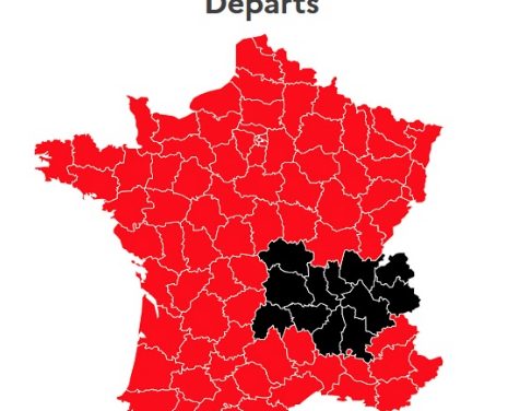  Bison futé classe demain samedi Auvergne-Rhône-Alpes en noir, ce vendredi en orange…