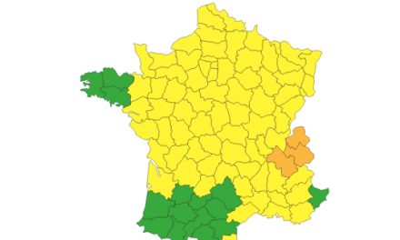 L’Isère placée par Météo France en alerte orange aux orages, pluie et inondations aujourd’hui samedi