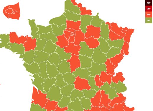 Covid-19-Le taux d&rsquo;incidence tombe à 50, l&rsquo;Isère  retrouve le vert : vers une diminution des contraintes sanitaires..