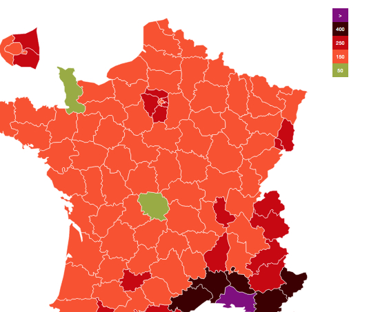 Covid-19-La décrue se poursuit en Isère, le taux d’incidence désormais sous la barre des 150