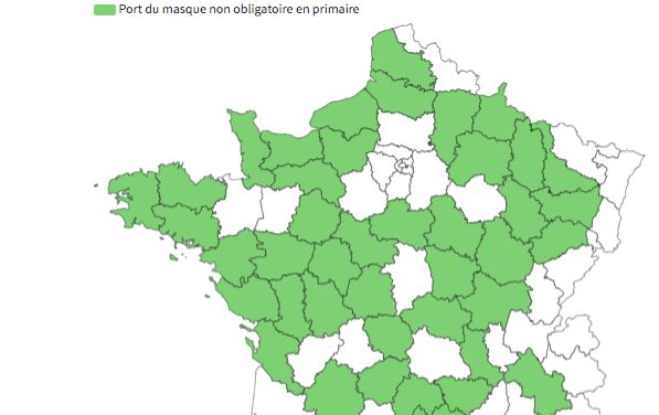 L&rsquo;Isère fait partie des 47 départements où le masque ne sera plus obligatoire en primaire dès lundi