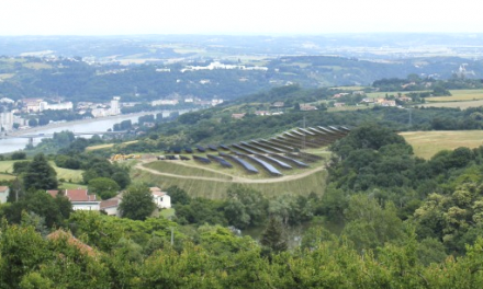 Au printemps 2022 : bientôt  une centrale photovoltaïque sur les hauteurs de St-Romain-en-Gal…
