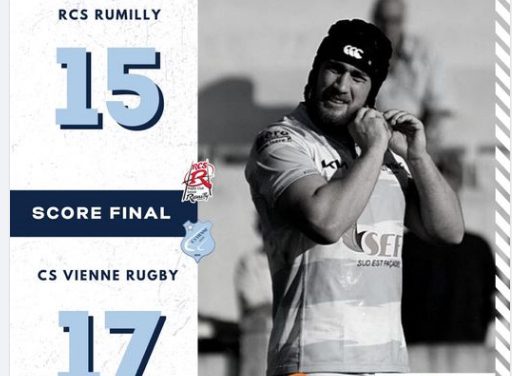 Rugby : battant Rumilly lors d&rsquo;un match particulièrement serré, les Viennois sur le podium