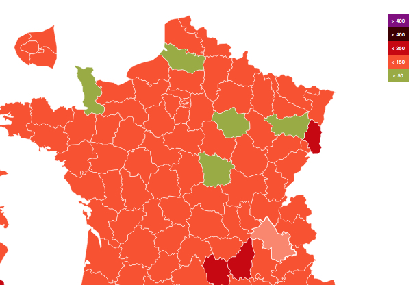 Covid-19- le taux d’incidence dépasse la barre des 100 en Isère