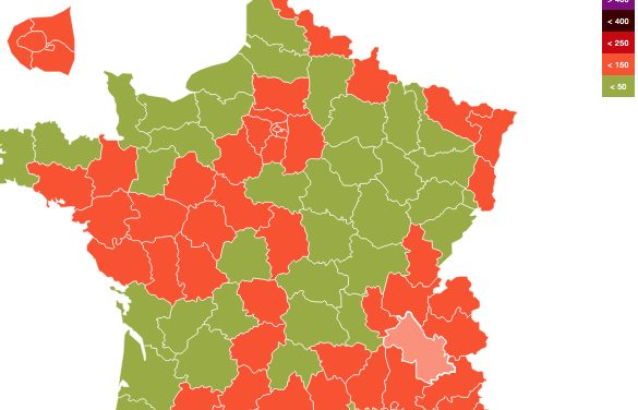 Covid-19- Avec un taux d&rsquo;incidence dépassant le seuil d&rsquo;alerte, l&rsquo;Isère repasse dans le rouge