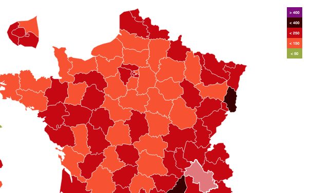 Covid-19-Doublement des cas quotidiens en Isère, la barre des 200 de taux d&rsquo;incidence dépassée