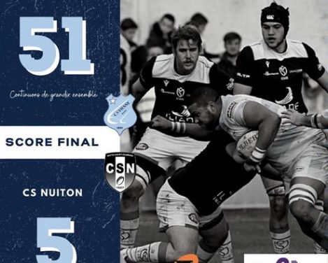 Rugby : Vienne impérial sur son terrain de Jean Etcheberry, face à Nuits-Saint-Georges