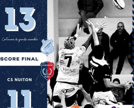 Rugby-C&rsquo;est Noël avant l&rsquo;heure pour le CS Vienne qui termine l&rsquo;année avec une victoire à domicile