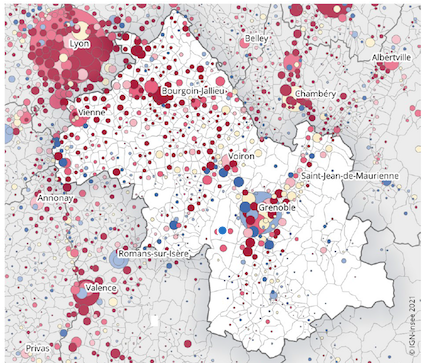 Chiffres de la population du département : c’est le Nord-Isère qui connaît la plus forte croissance