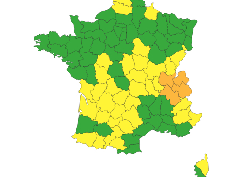 Météo France : l’Isère placée en vigilance orange pluie/inondations, “jusqu’à 80 mm par endroits”