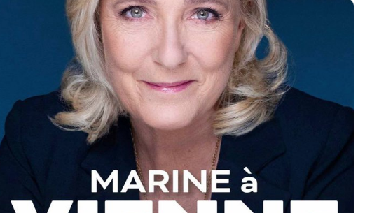 Présidentielles : Marine Le Pen en meeting salle du Manège à Vienne, le vendredi 18 février
