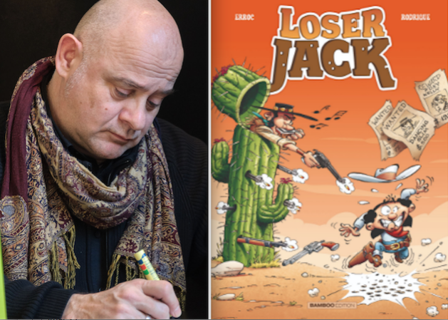 Le dessinateur de BD viennois, Rodrigue vient de sortir le tome 2 de son album à succès, Loser Jack..